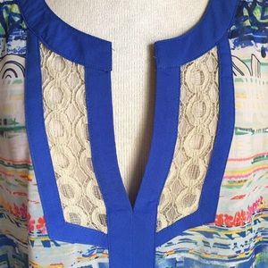 Ali Miles Multicolor Sleeveless Top